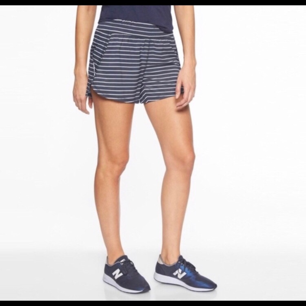 Athleta Racer Run Shorts